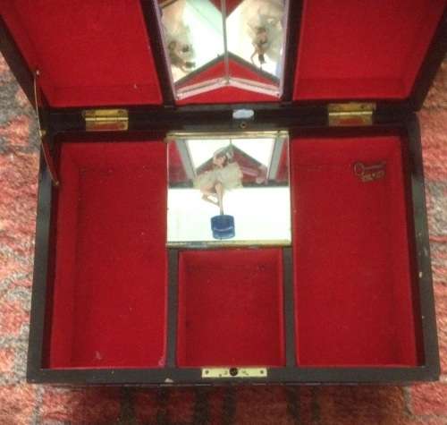 vintage musical jewelry box japanese theme