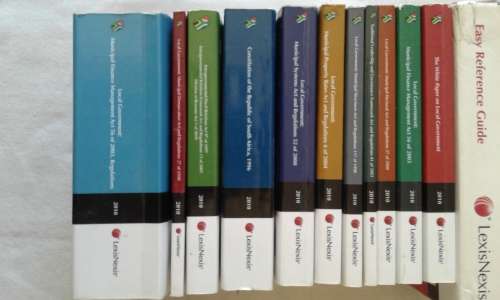 South african local government Lexis Nexis  - 11 books 2010