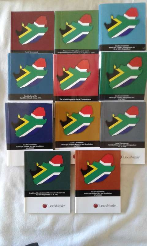 South african local government Lexis Nexis  - 11 books 2010