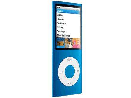 Apple iPod Nano 4th Generation 8GB MP3 Player - Chromatic Blue