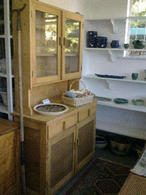 White Birchwood Kitchen Cupboard