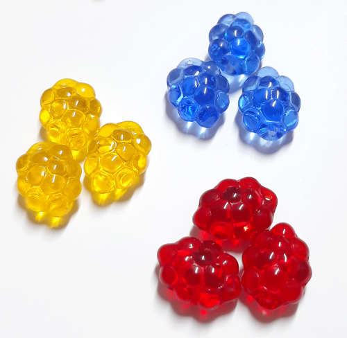 GRAPE Glass Beads ***LEMON YELLOW*** (sold separately)