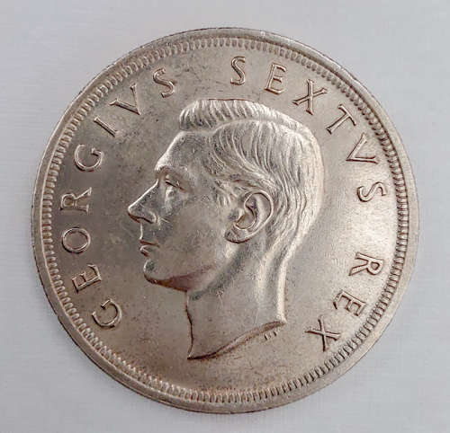 1952 Silver 5 Shillings (Crown) 50% Silver