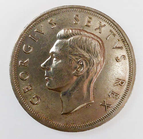 1952 Silver 5 Shillings (Crown) 50% Silver