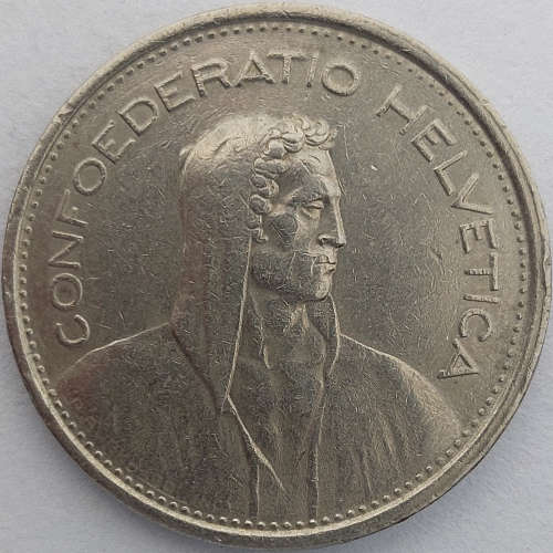 1968 5 Swiss Franc