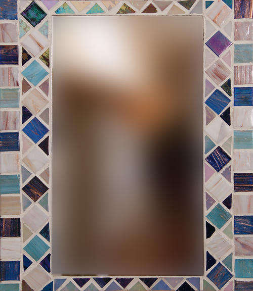 Beautiful Handcrafted Mosaic MIrror  -  290mm X 250mm