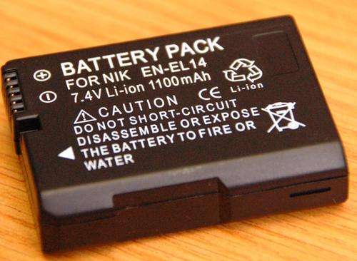 EN-EL14 Battery for Nikon P7000 (Not for D3100)
