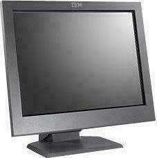 Touch Screen IBM Flat Panel, 4820 Black 15 -inch screen size LCD, with stand