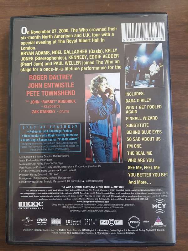 The Who & The Rolling Stones DVD`s