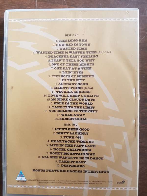 Eagles - farewell tour - live from melbourn