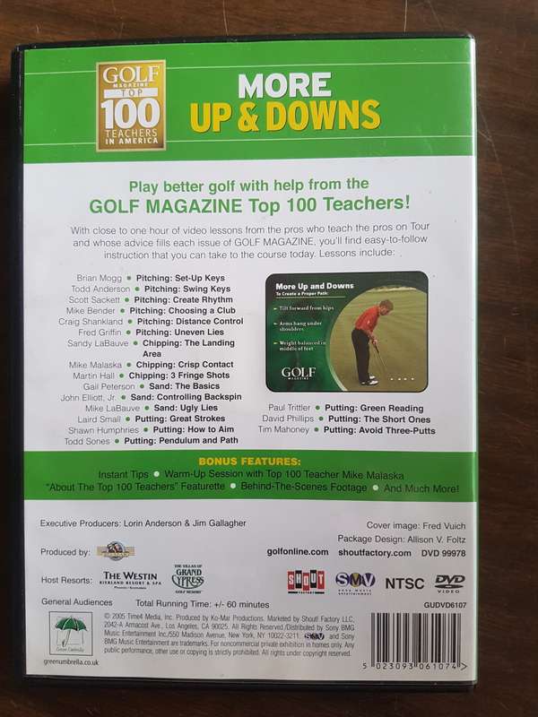 Improve your golf with this 6 DVD collection