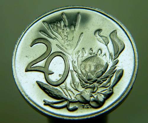 1970 PROOF SOUTH AFRICAN 20 CENTS