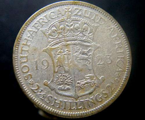 1923 South Africa 2 1/2 Shilling