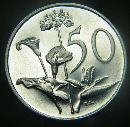 1970 PROOF SOUTH AFRICAN 50 CENTS