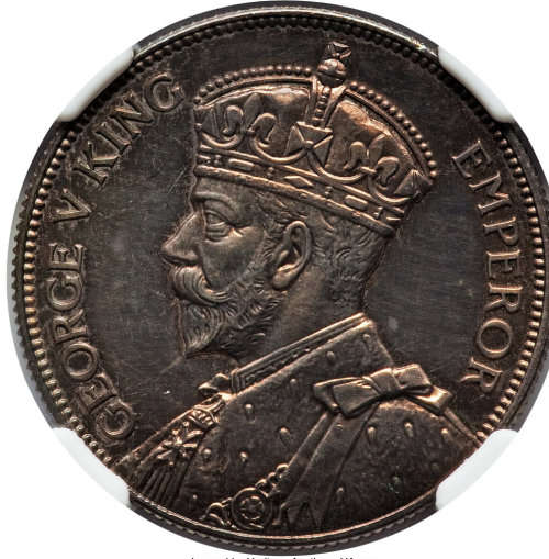 Southern Rhodesia: George V  Certified Proof coin TWO SHILLING 1932 PR62 NGC rere coin