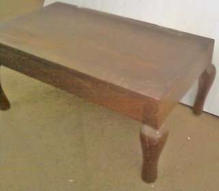 WOODEN FOOTSTOOL/TABLE