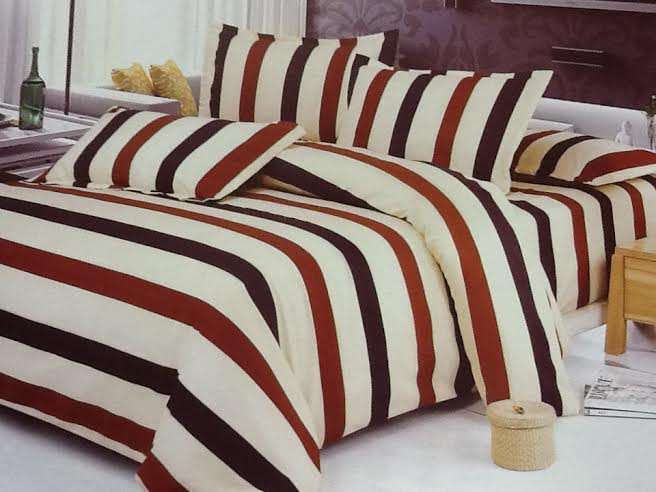 10 Piece - Cotton Feel - Bed Linen - Queen Size- Duvet Cover Set
