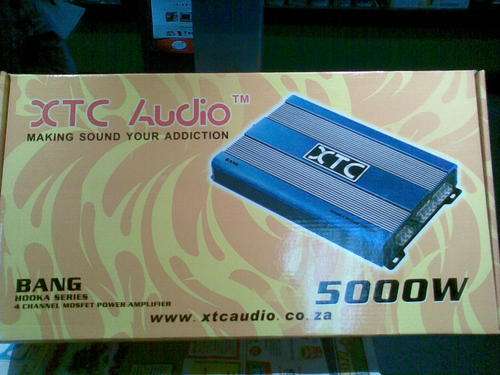 XTC AUDIO 5000W 4CH AMP NEW