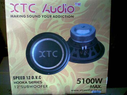 5100W  XTC AUDIO 12" DVC COMPETION SUB