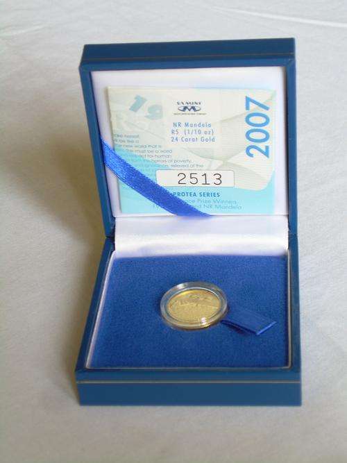 GOLD MANDELA SPEACH 1/10th ungraded