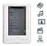 E-Book & Multi Media Player + Leather case and 4G Memory card, Free shipping