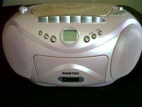 Pink CD & Cassette Player ( 100% working condition )