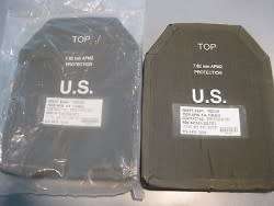 CERADYNE BALLISTIC PLATES MILITARY GRADE NEW