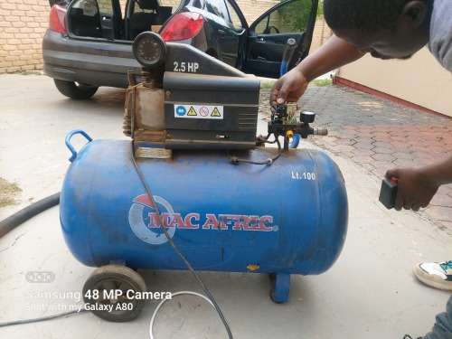 Mac Afric 100 litre Direct Air Driven Compressor