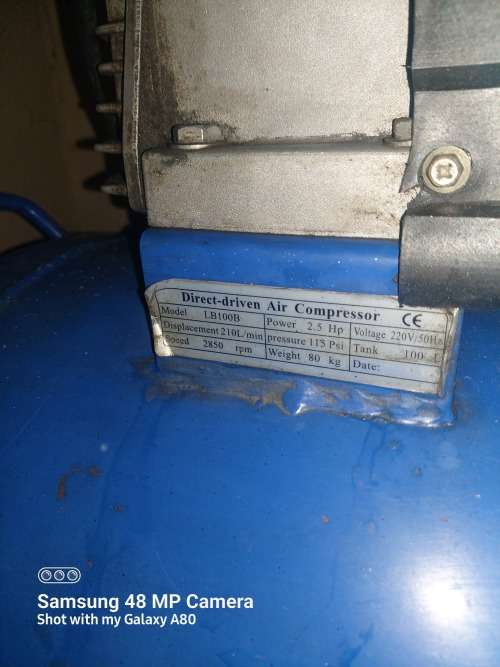 Mac Afric 100 litre Direct Air Driven Compressor