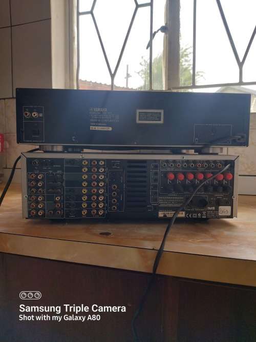 NAD T744 Amplifier and Yamaha CDC-585 5-Disc player in great condition. Amp needs attention