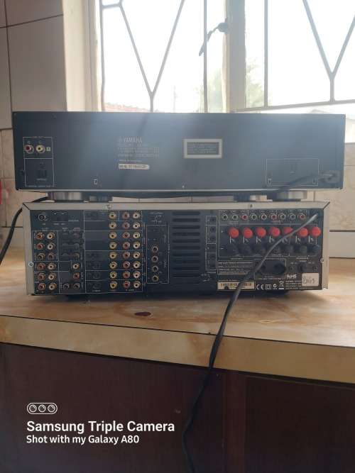 NAD T744 Amplifier and Yamaha CDC-585 5-Disc player in great condition. Amp needs attention