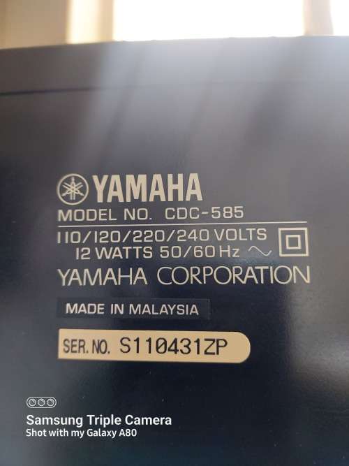 NAD T744 Amplifier and Yamaha CDC-585 5-Disc player in great condition. Amp needs attention