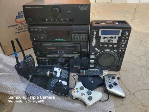 End of year stock clearance, Pioneer Z-A25M HIFI, GEMINI CFX-20, XBOX ,  2 X MXQ Pro, Motorola