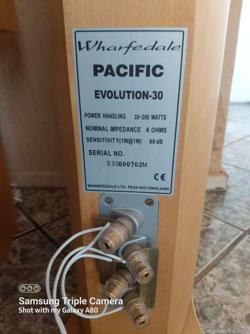 Look at this!!!Majestic Wharfedale  Pacific Evolution 30 Speakers System. Expensive piece of art