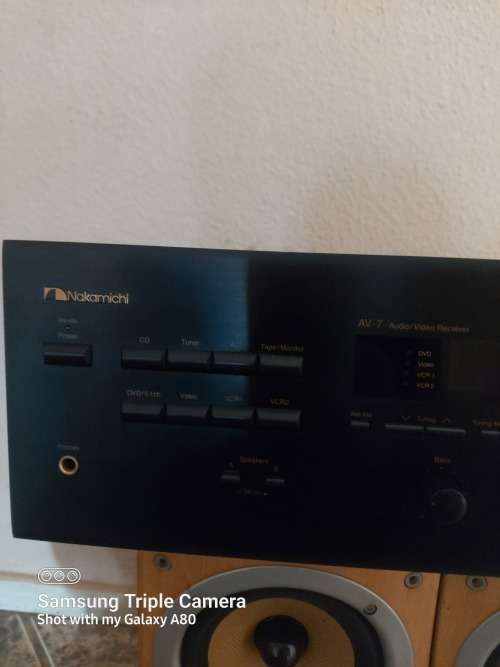 Mighty Nakamichi AV-7 Amp. Prestine condition. Collector's item, must have to all good music lovers.