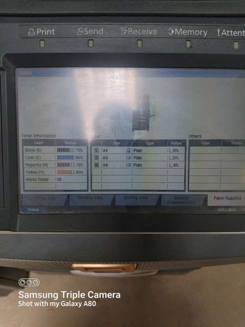HEAVY DUTY UTAX CDC 1740 Colour Printer Minute, 50 000 prints per month, toners almost full