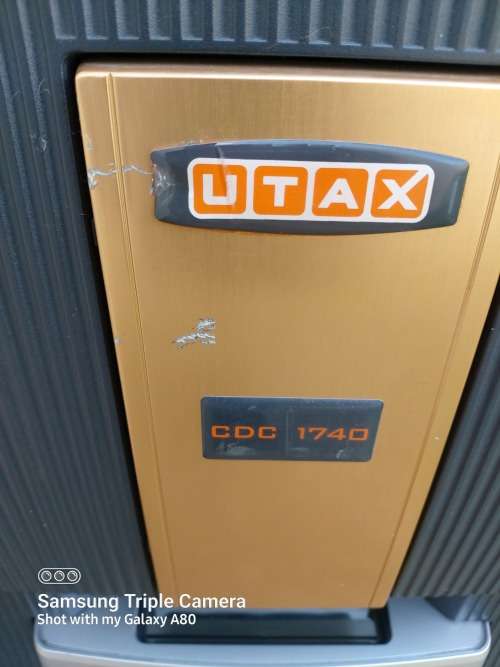 HEAVY DUTY UTAX CDC 1740 Colour Printer Minute, 50 000 prints per month, toners almost full