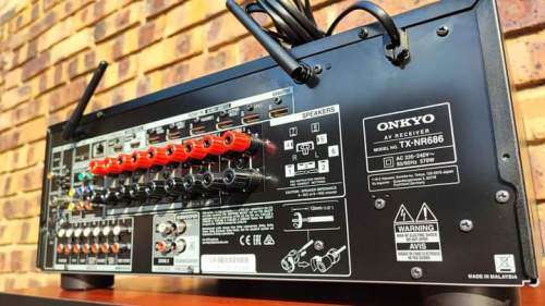 Monster ONKYO TX-NR676F 7.2 AMP.  TOP OF THE RANGE. INTERNET, BLUETOOTH, WIFI CONNECTION
