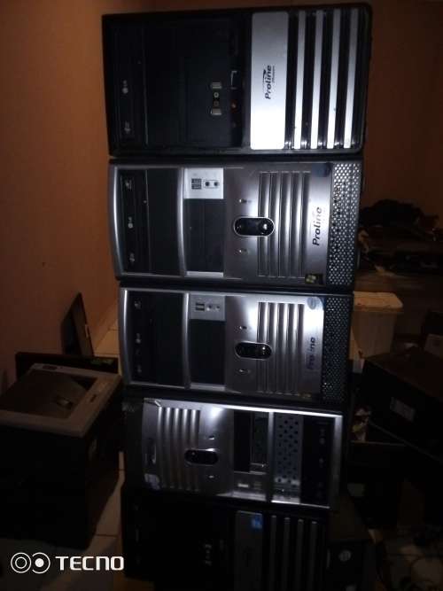 2 x Proline Officeware Tower Desktop PC | core 2 duo 3.0GHz | 4GB DDR3 Ram and 3 x Proline Partner,