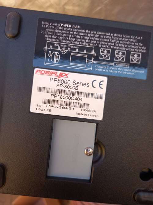 Posiflex PP-8000b Series Aura 8000 Thermal POS Receipt Printer, demo unit outside the box