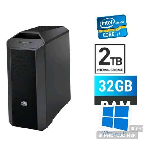 Engineering Master Piece Intel i7, 3TB, 32gb, windows 10. Massive computer