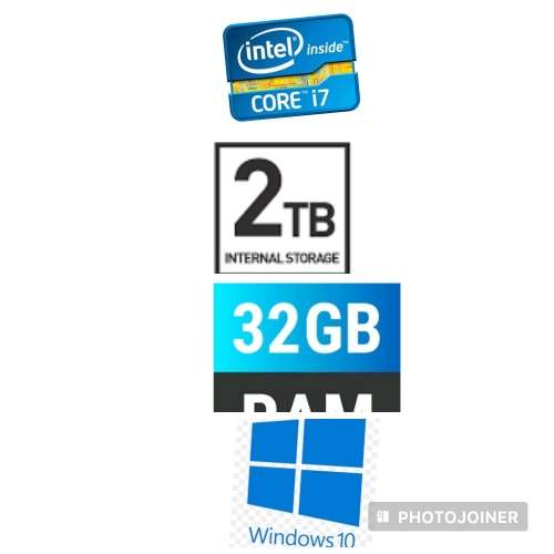 Engineering Master Piece Intel i7, 3TB, 32gb, windows 10. Massive computer