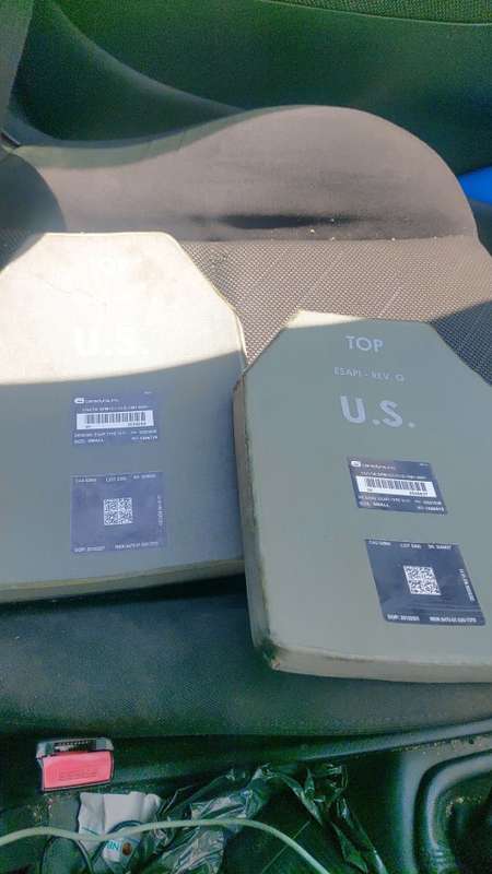 CERADYNE BALLISTIC PLATES MILITARY GRADE NEW
