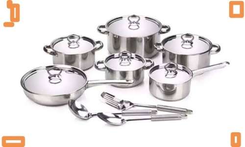 15 PIECE, HARD BASE WHALLAND (GERMANY) POT SET