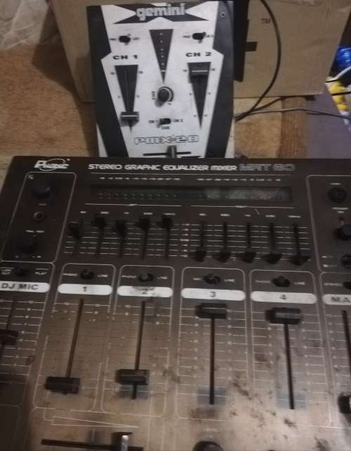 DJ Mixing Equipment (Phonic MRT60 & Gemini PMX-20 mixers)