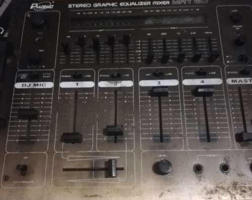 DJ Mixing Equipment (Phonic MRT60 & Gemini PMX-20 mixers)