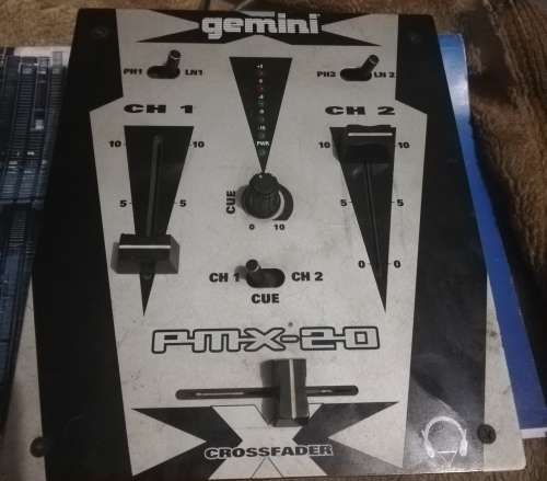 DJ Mixing Equipment (Phonic MRT60 & Gemini PMX-20 mixers)