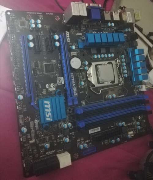 GAMERS THINGS, MSI H77MA-G43 Micro ATX MOTHERBOARD WITH INTEL i7 3rd Gen CPU.