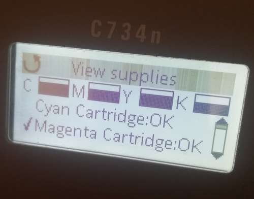 OFFICE BOSS LEXMARK C734n Colour Printer, With All Cartridges included. Worth R21000