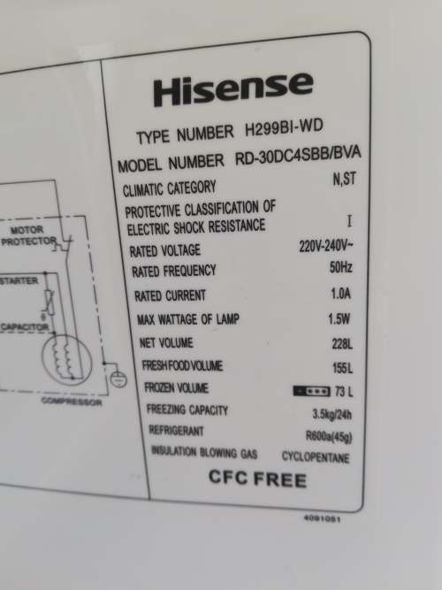 Virtually Brand New Hisense Water Dispenser Fridge, Emigration Sale